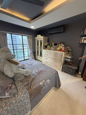 Living Room in 4 BHK Apartment at Hicons Enclave, Khar West – for Rent