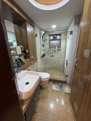 Living Room in 4 BHK Apartment at Hicons Enclave, Khar West – for Rent