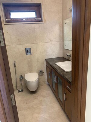 Bathroom in 3 BHK Builder Floor at Defence Colony – for Rent