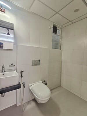 Bathroom in 2 BHK Apartment at Godrej Emerald, Ghodbunder Road – for Rent