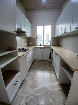 Kitchen in 3 BHK Apartment at Tricity Montview, Sanpada – for Rent