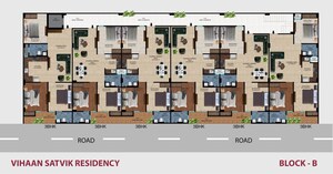 Floor Plan in 3 BHK Builder Floor at Vaidpura – for Sale