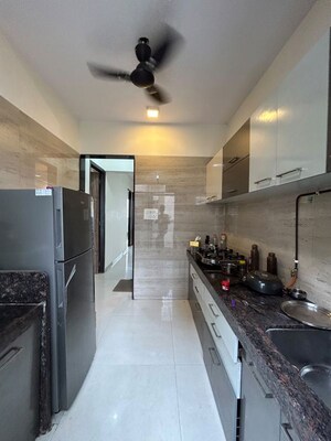 Kitchen in 3 BHK Apartment at Tricity Promenade, Seawoods – for Rent
