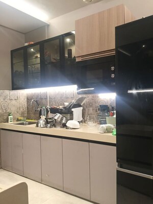 Kitchen in 3 BHK Apartment at Goodwill Wisteria, Vashi Sector 19d – for Rent