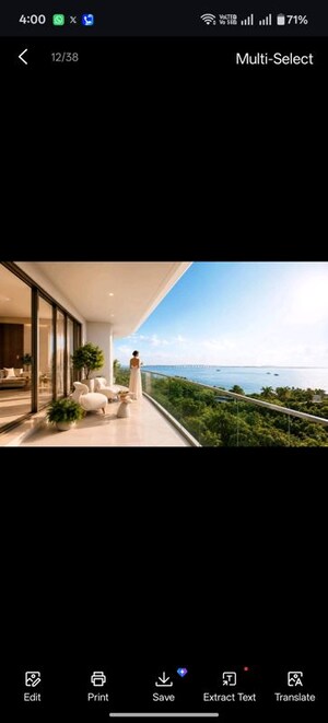 Swimming Pool in 4 BHK Apartment at Wadhwa Marina Vista, Pali Hill – for Sale