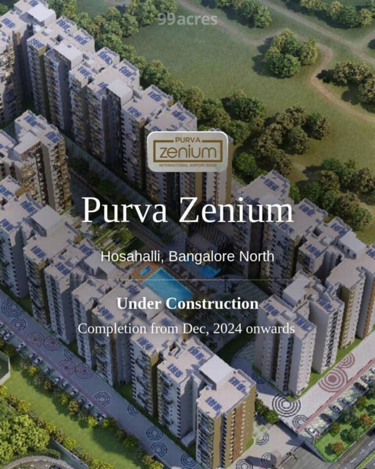 Master Plan, puravankara-purva-zenium 2 Bedroom 1064 Sq.Ft. Apartment In Hosahalli Bangalore 10592016