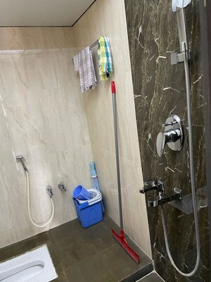 Bathroom in 3 BHK Apartment at Dahanukar Colony – for Rent