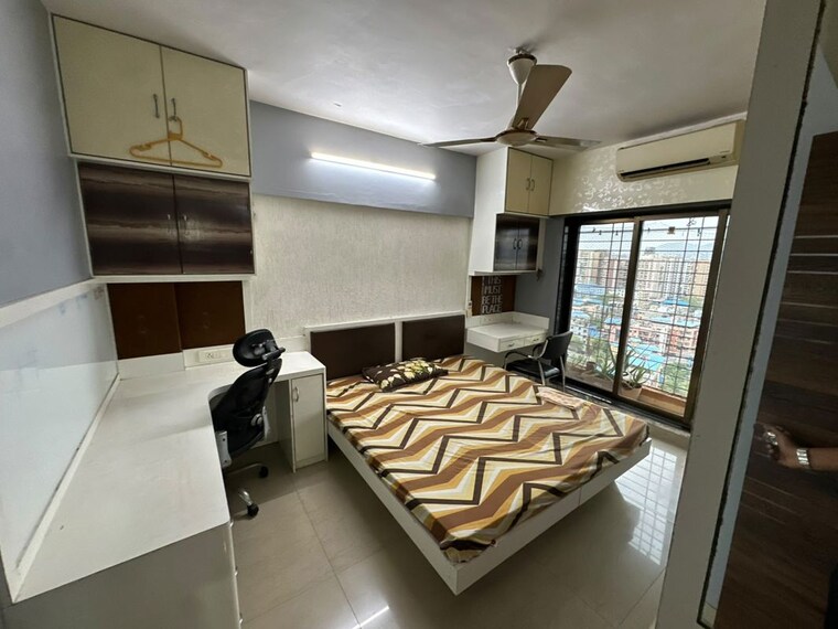 Bedroom, national-sea-queen-excellency 3 Bedroom 1100 Sq.Ft. Apartment In Nerul Navi Mumbai 10592035