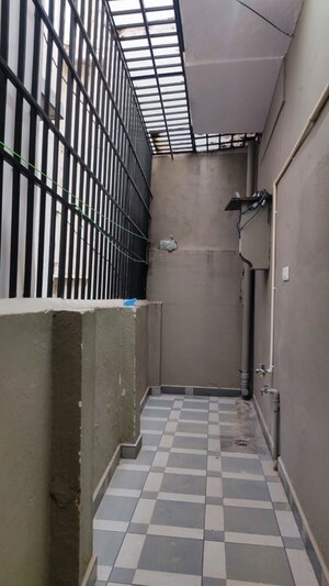 Staircase in 2 BHK Builder Floor at Hbr Layout – for Rent