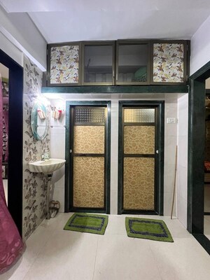 Bathroom in 1 BHK Builder Floor at Dombivli East – for Rent