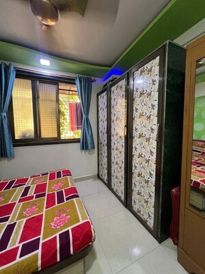 Bedroom in 1 BHK Builder Floor at Dombivli East – for Rent