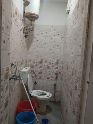 Bathroom in 1 RK Builder Floor at Neb Sarai – for Rent