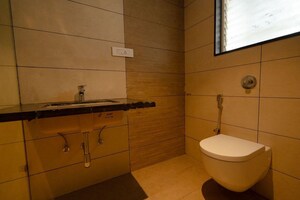 Bathroom in 3.5 BHK Apartment at Trendset Jayabheri Elevate, Madhapur – for Rent