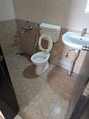 Bathroom in 2 BHK Apartment at Vasudha Sai Aradhna, Balewadi – for Rent