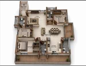 4 BHK Apartment For Sale in Manikonda