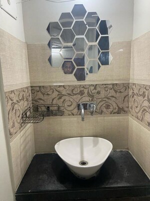 Bathroom in 2 BHK Apartment at GK Rose E Mehar, Rahatani – for Rent