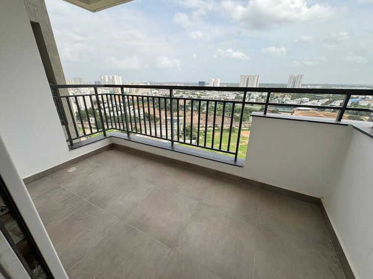 Balcony, asbl-spire 3 Bedroom 2120 Sq.Ft. Apartment In Kokapet Hyderabad 10592314