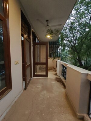 Balcony in 3 BHK Builder Floor at Whispering Meadows, Sector 43 – for Rent