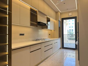 Kitchen in 4 BHK Builder Floor at Nirvana Country – for Sale