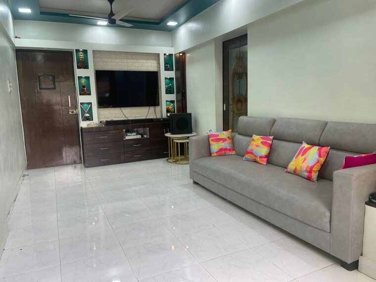 Living Room, globe-heights 2 Bedroom 750 Sq.Ft. Apartment In Goregaon East Mumbai 10592392