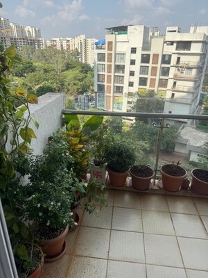 Balcony in 2 BHK Apartment at Lodha Belmondo, Gahunje – for Rent
