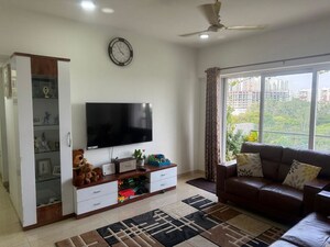 Living Room in 2 BHK Apartment at Lodha Belmondo, Gahunje – for Rent