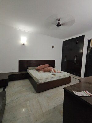 Bedroom in 3 BHK Builder Floor at Ansal Sushant Lok I, Sector 43 – for Rent