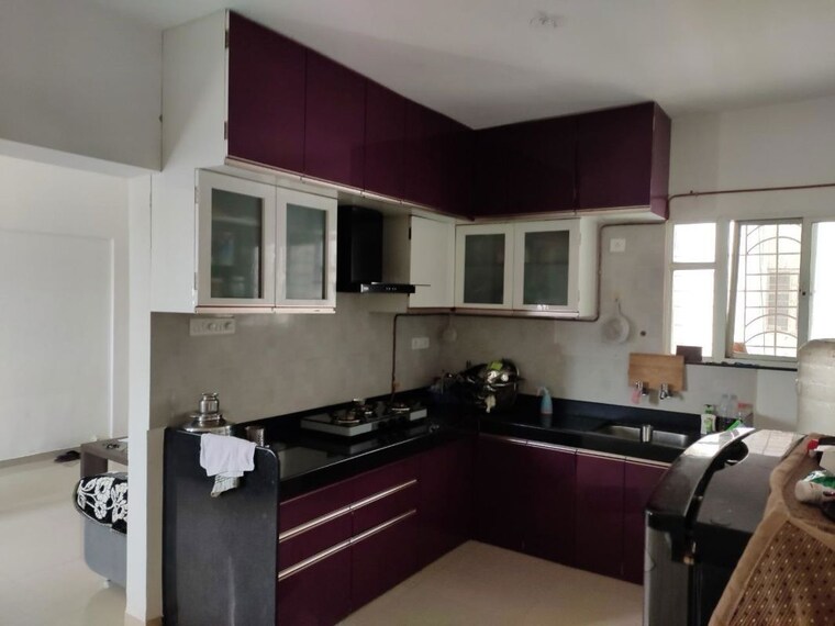Kitchen, mount-n-glory 2 Bedroom 800 Sq.Ft. Apartment In Kharadi Pune 10592406