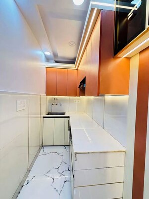 Kitchen in 2 BHK Builder Floor at Uttam Nagar – for Sale