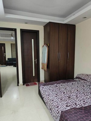 Bedroom in 2 BHK Builder Floor at Mehrauli – for Rent
