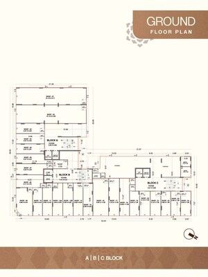 Floor Plan in 2 BHK Apartment at Sargaasan – for Sale