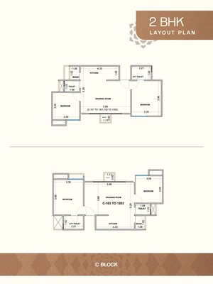 Floor Plan in 2 BHK Apartment at Sargaasan – for Sale