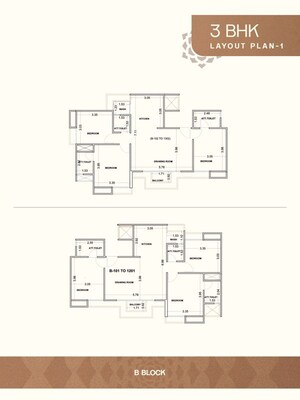 Floor Plan in 2 BHK Apartment at Sargaasan – for Sale