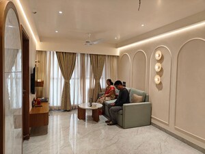 Living Room in 3 BHK Apartment at Piramal Aranya Wing C Mumbai, Byculla – for Rent