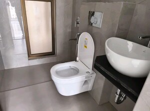 Bathroom in 2 BHK Apartment at Raymond Ten X Habitat, Pokhran Road No Two – for Rent