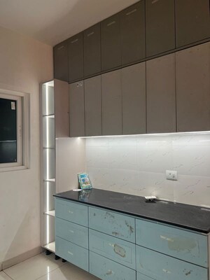 Kitchen in 3 BHK Apartment at Aparna Zenon, Puppalaguda – for Rent