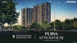 3 BHK Apartment – Exterior View View at Purva Atmosphere, Thanisandra Main Road - for Sale
