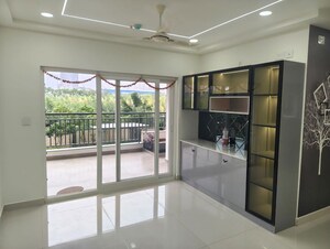 Balcony in 3 BHK Apartment at ASBL Spire, Kokapet – for Rent