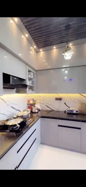 Kitchen in 4 BHK Builder Floor at Bptp Park Floors I, Sector 77 – for Rent