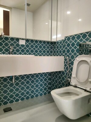 Bathroom in 3 BHK Apartment at Lodha Sterling, Kolshet Road – for Rent