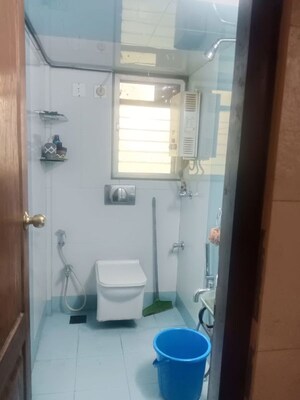 Bathroom in 3 BHK Apartment at Dheeraj Valley, Goregaon East – for Rent