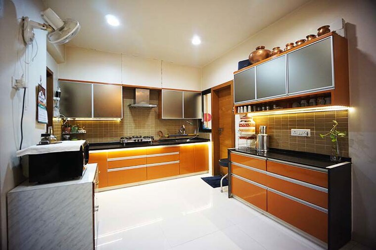 Kitchen, gota 3 Bedroom 198 Sq.Yd. Apartment In Gota Ahmedabad 10592518