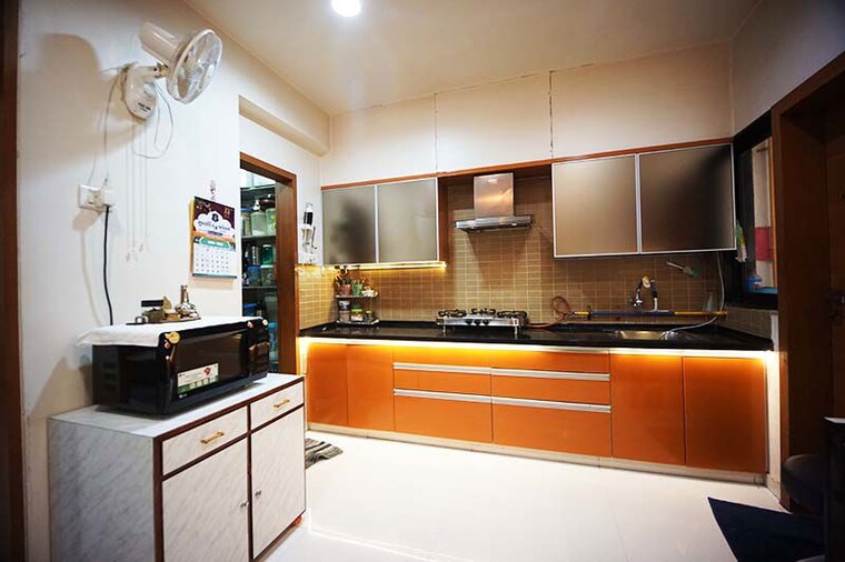 Kitchen, gota 3 Bedroom 198 Sq.Yd. Apartment In Gota Ahmedabad 10592518