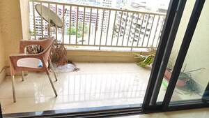 Balcony in 2 BHK Apartment at Goyal Lakshchandi Heights, Goregaon East – for Rent