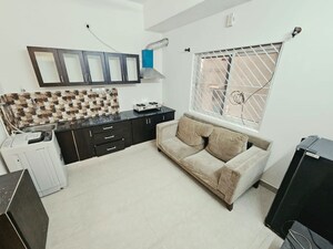 Living Room in 1 BHK Apartment at Kodihalli – for Rent