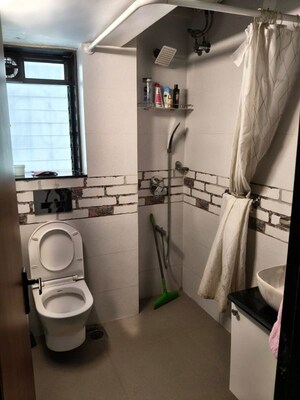 Washroom in 2 BHK Apartment at Bandra West – for Rent