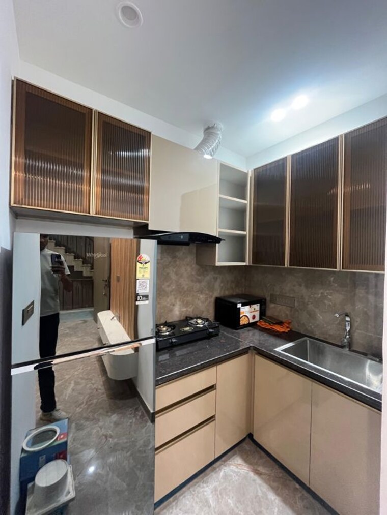 Kitchen, sector 43 1 Bedroom 800 Sq.Ft. Builder Floor In Sector 43 Gurgaon 10592627