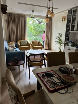 Living Room in 3 BHK Builder Floor at Sarvodaya Enclave – for Sale