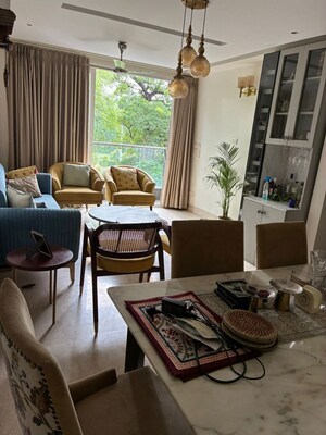 Living Room in 3 BHK Builder Floor at Sarvodaya Enclave – for Sale