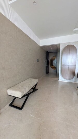 Bathroom in 3 BHK Apartment at Adani Ten BKC, Bandra East – for Rent